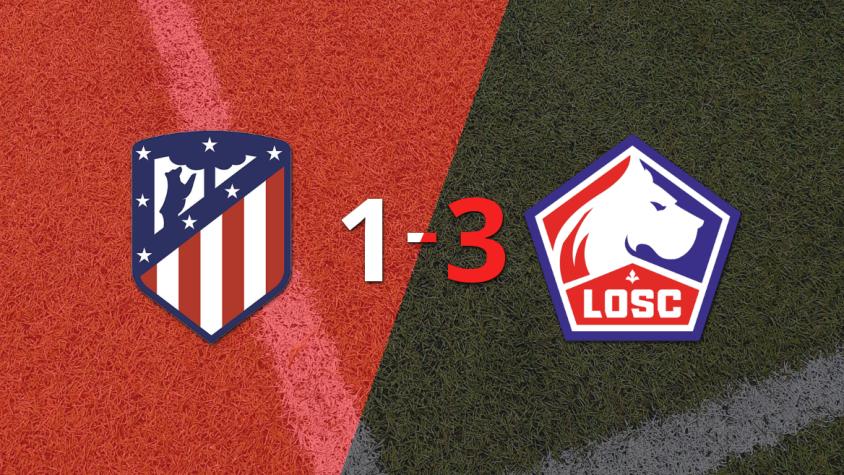 Lille le dio vuelta el partido a Atlético de Madrid con un 3-1