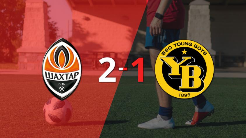 Shakhtar Donetsk da vuelta el marcador y triunfa 2 a 1 sobre Young Boys