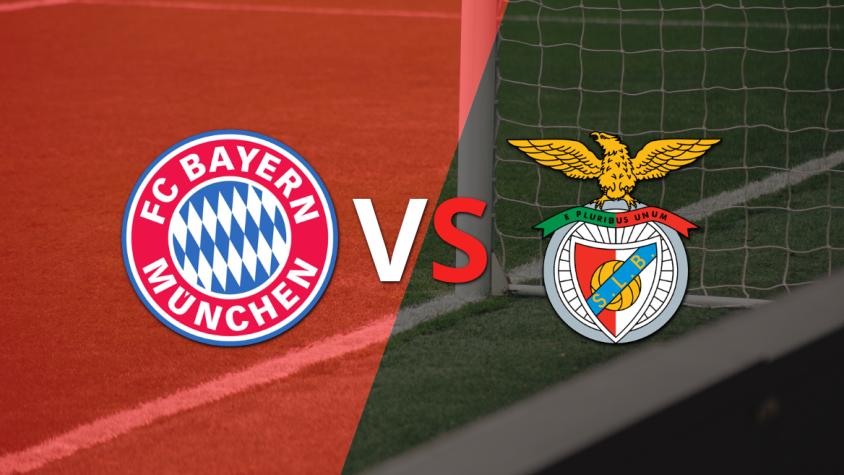 Arranca el segundo tiempo sin goles entre Bayern Múnich y Benfica