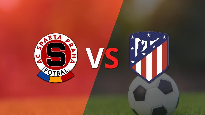 Atlético de Madrid le está ganando a Sparta Praga en el estadio Generali Arena