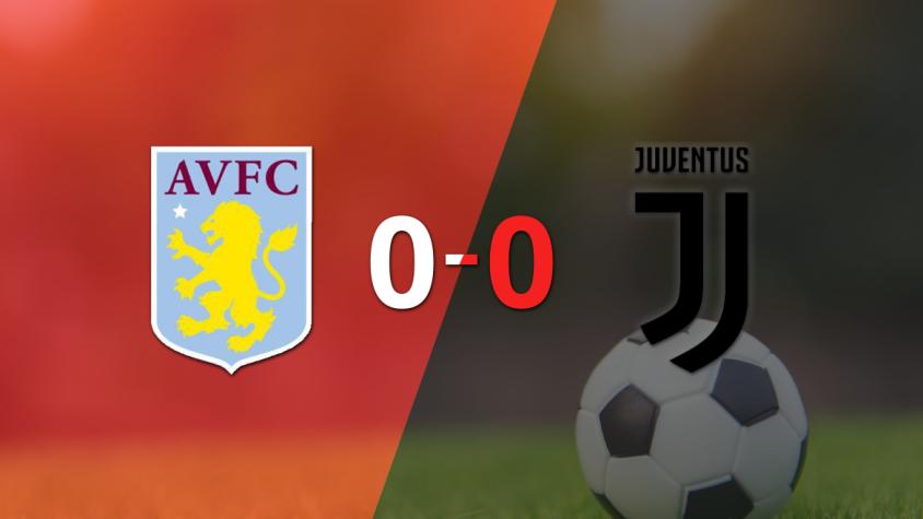 Aston Villa y Juventus empataron sin goles