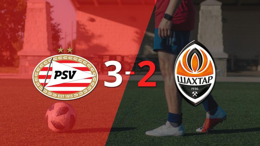 Con dos goles de Malik Tillman y un gol agónico, PSV venció a Shakhtar Donetsk