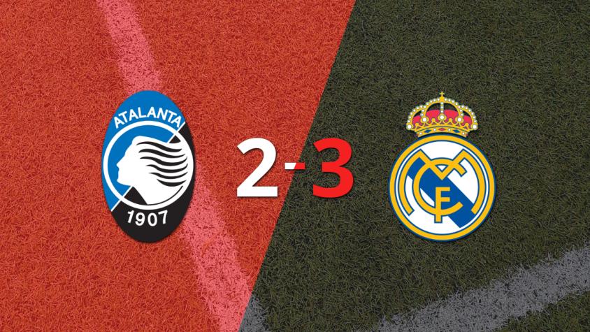 Real Madrid derrotó 3-2  a Atalanta en un partidazo