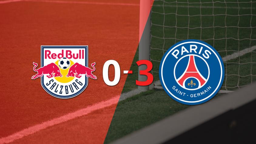 Red Bull Salzburgo sufre una humillante derrota por 3 a 0 ante PSG