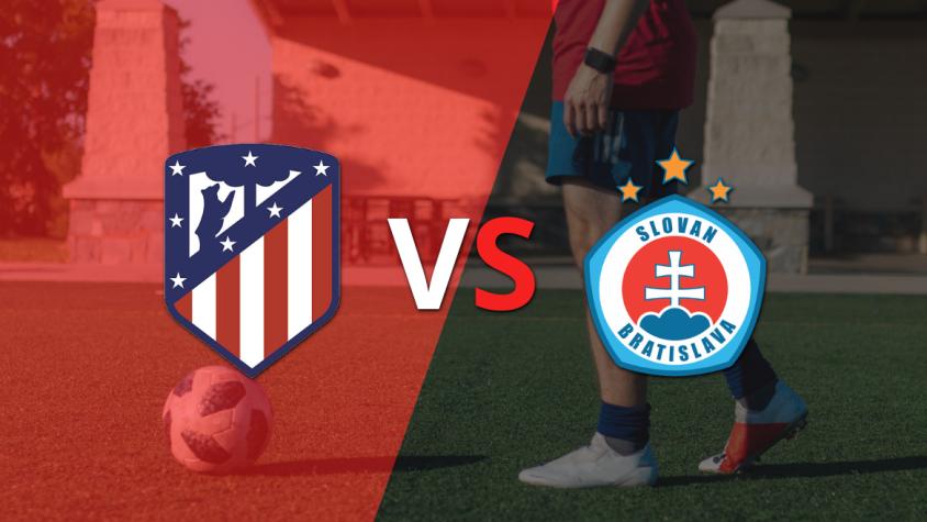 Por la fecha 6, Atlético de Madrid recibirá a Slovan Bratislava