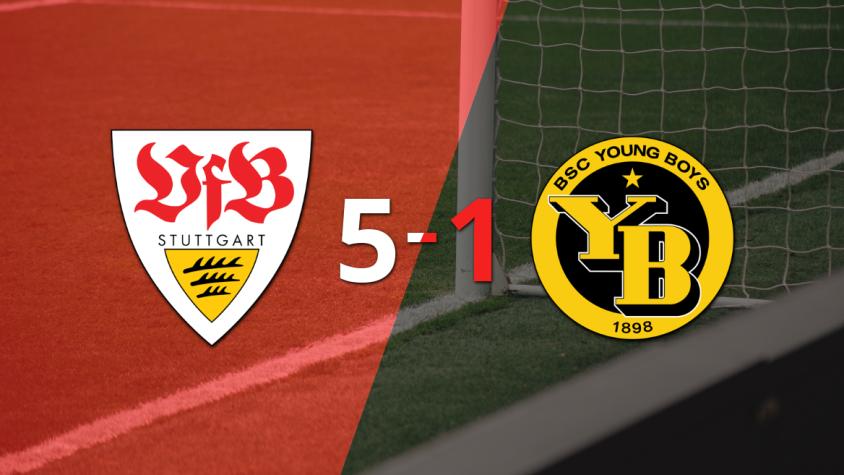 Stuttgart perdía con Young Boys, pero lo dio vuelta con una goleada 5-1