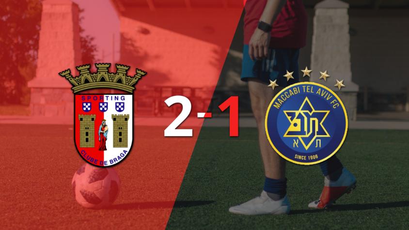 SC Braga da vuelta el marcador y triunfa 2 a 1 sobre Maccabi Tel-Aviv con gol agónico