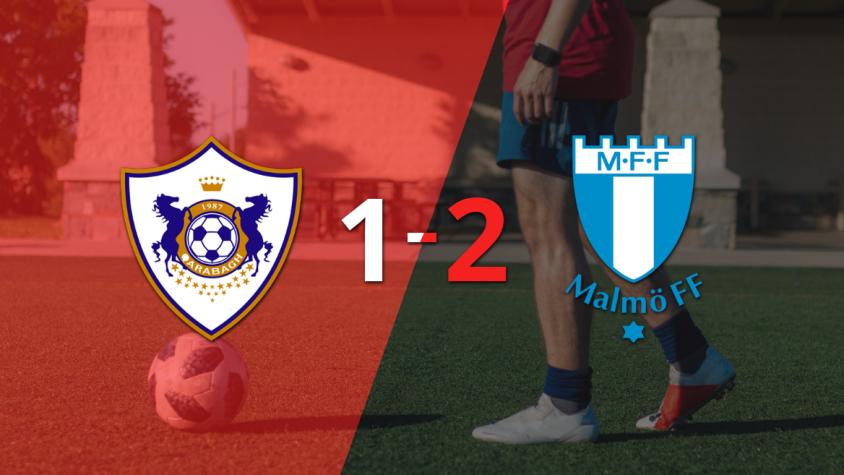 Malmö da vuelta el marcador y triunfa 2 a 1 sobre Qarabag