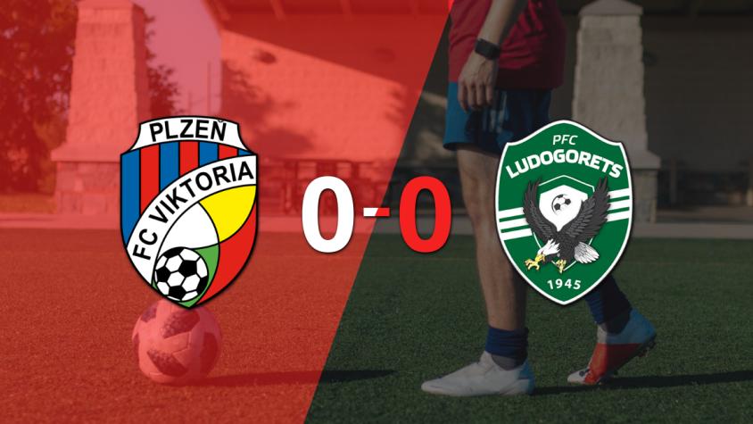 Sin muchas emociones, Viktoria Plzen y Ludogorets empataron 0-0