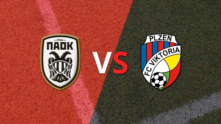 Empate 2 a 2 entre PAOK y Viktoria Plzen