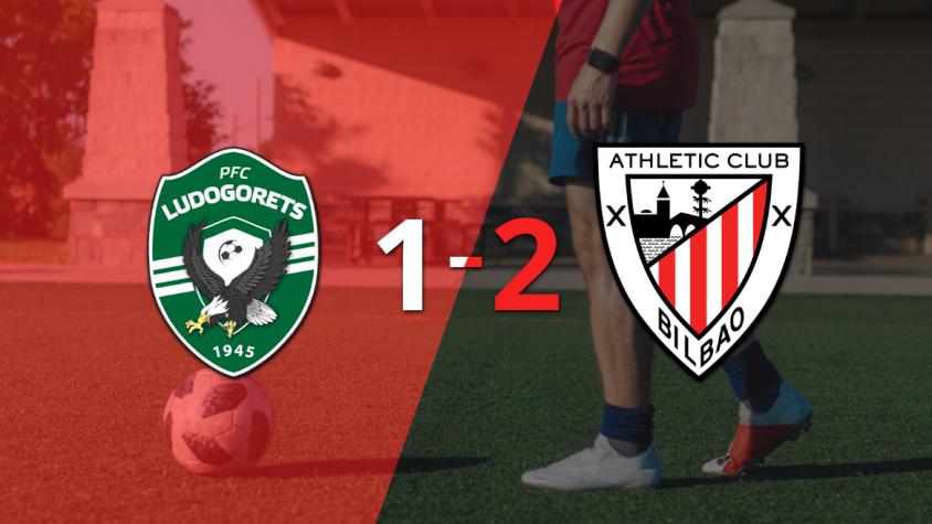 Athletic Bilbao da vuelta el marcador y triunfa 2 a 1 sobre Ludogorets