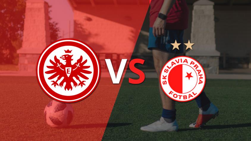 Eintracht Frankfurt avanza 1 a 0 ante Slavia Praga en el estadio Deutsche Bank Park