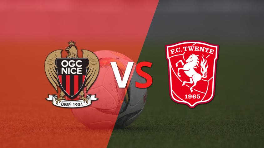 El marcador entre Nice y FC Twente se pone 2-2