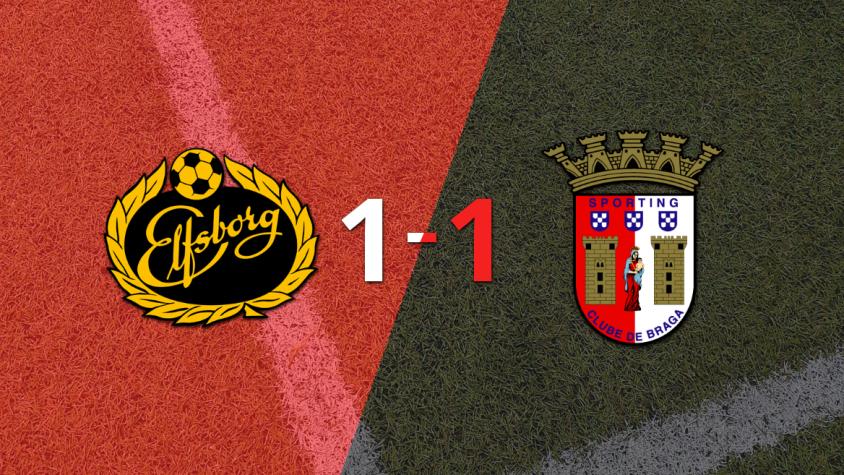 Elfsborg no pudo en casa ante SC Braga y empataron 1-1