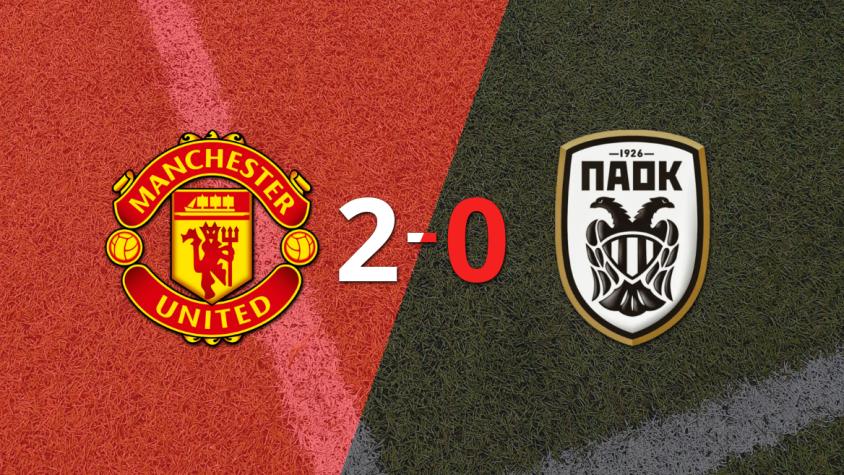 Amad Diallo anota doblete en la victoria por 2 a 0 de Manchester United sobre PAOK