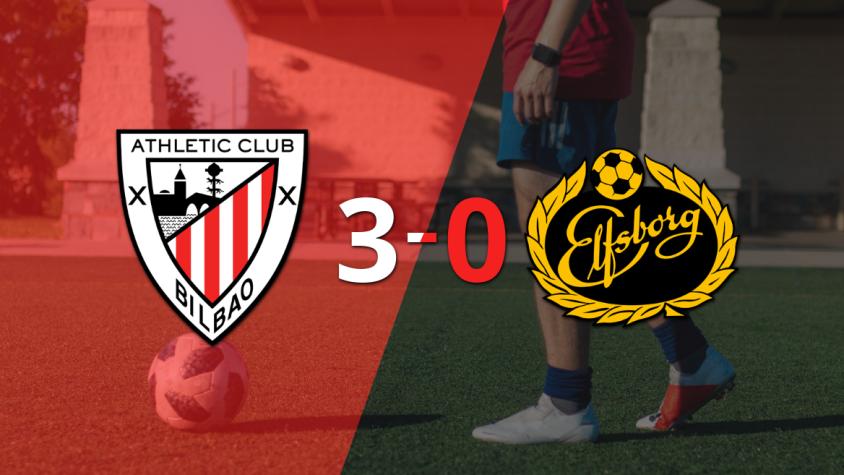 Athletic Bilbao golea 3-0 a Elfsborg