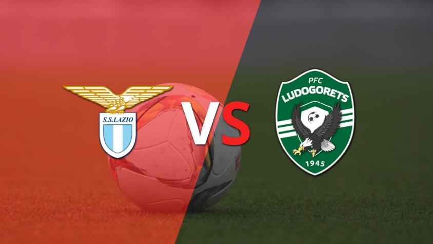 Empate a 0 en el comienzo del segundo tiempo entre Lazio y Ludogorets