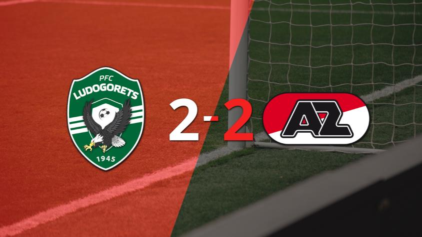Empate a 2 entre Ludogorets y AZ Alkmaar