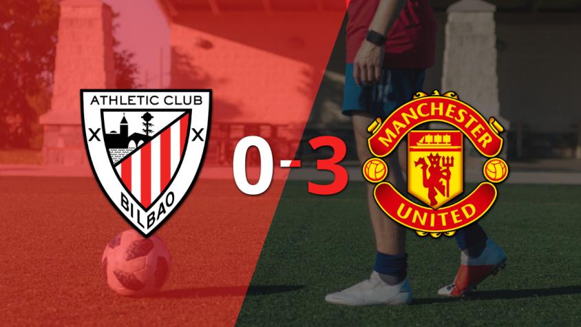 Manchester United apabulló a Athletic Bilbao y se ilusiona
