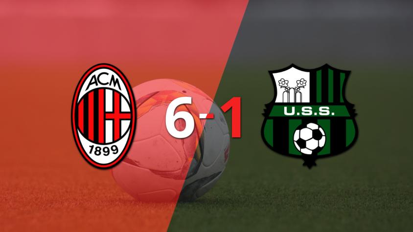 Milan pasó a Cuartos de Final con una victoria ante Sassuolo