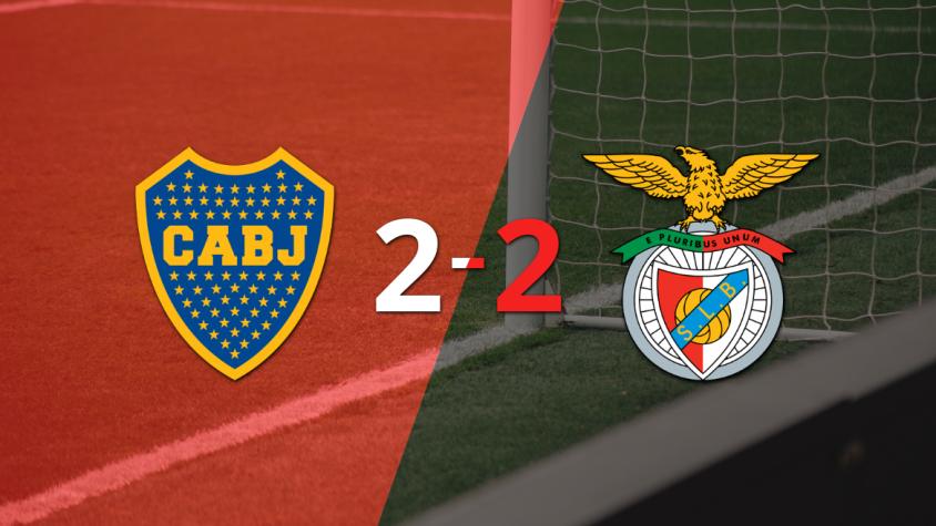 Empate a 2 entre Boca Juniors y Benfica