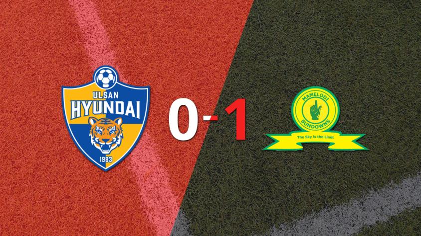 Mamelodi Sundowns ganó por 1-0 a Ulsan Hyundai con el gol de Iqraam Rayners