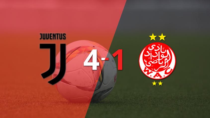 Goleada de Juventus a Wydad Casablanca con doblete de Kenan Yildiz incluído