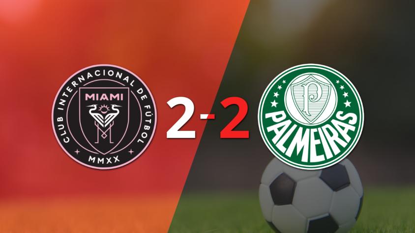 Palmeiras logró un agónico empate ante Inter Miami