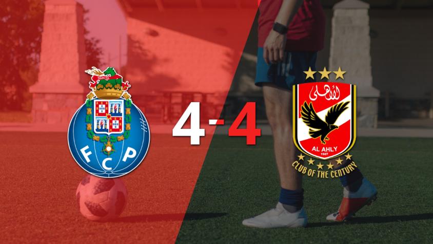 Wessam Abou Ali marca triplete en el empate 4-4 de Al Ahly y Porto