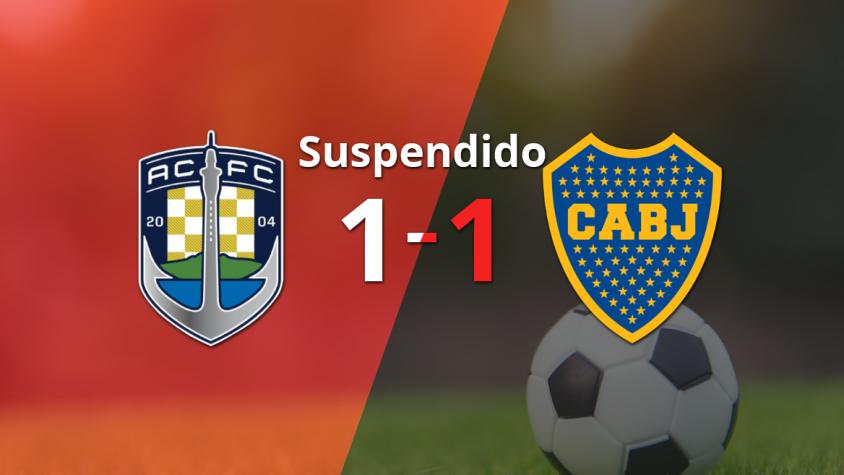 El partido entre Auckland City y Boca Juniors ha sido suspendido