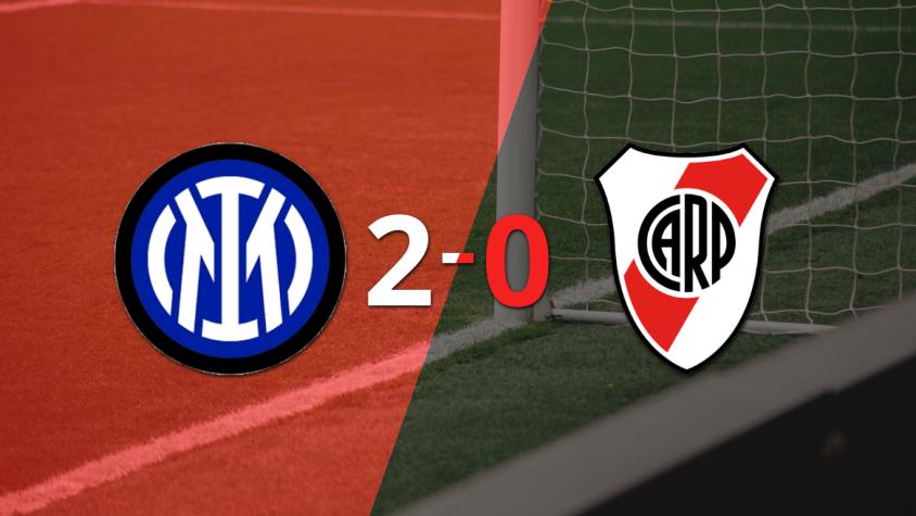 Inter celebró una victoria 2-0 sobre River Plate