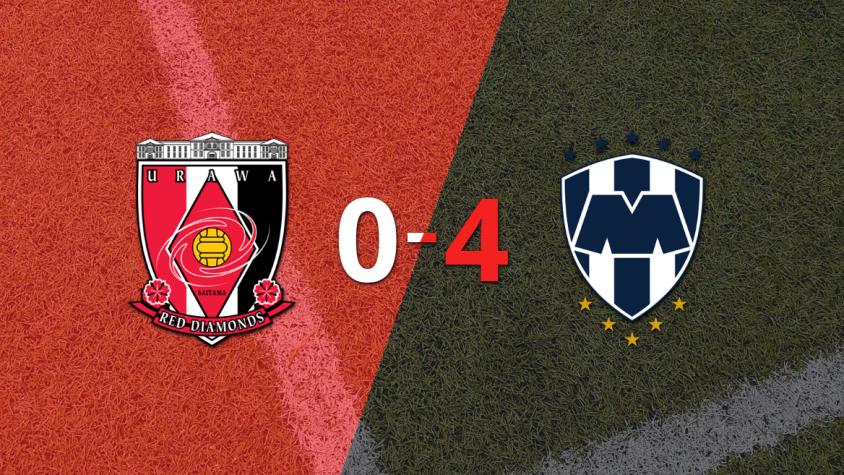 CF Monterrey le pasó por encima a Urawa con doblete de Germán Berterame