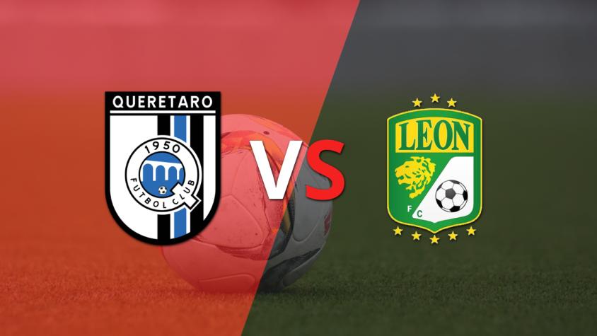 Querétaro y León buscan el gol que desempate el encuentro en el segundo tiempo