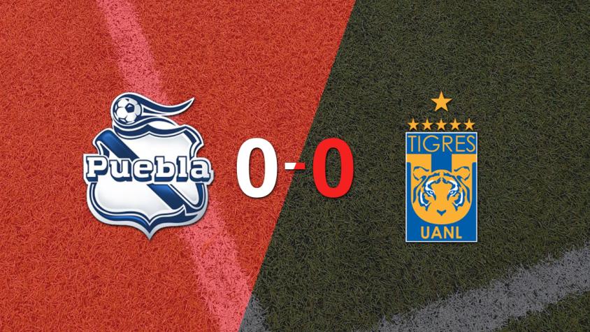 Puebla y Tigres no se hicieron daño y empataron sin goles