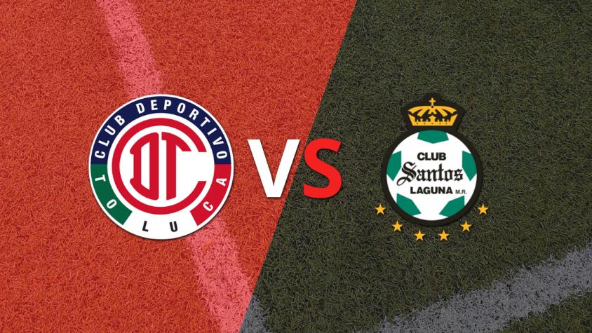 Toluca FC empieza la etapa complementaria arriba en el marcador