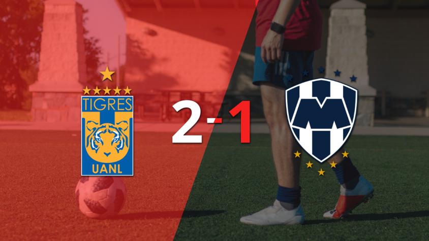Tigres remonta y gana 2 a 1 el clásico regio ante CF Monterrey