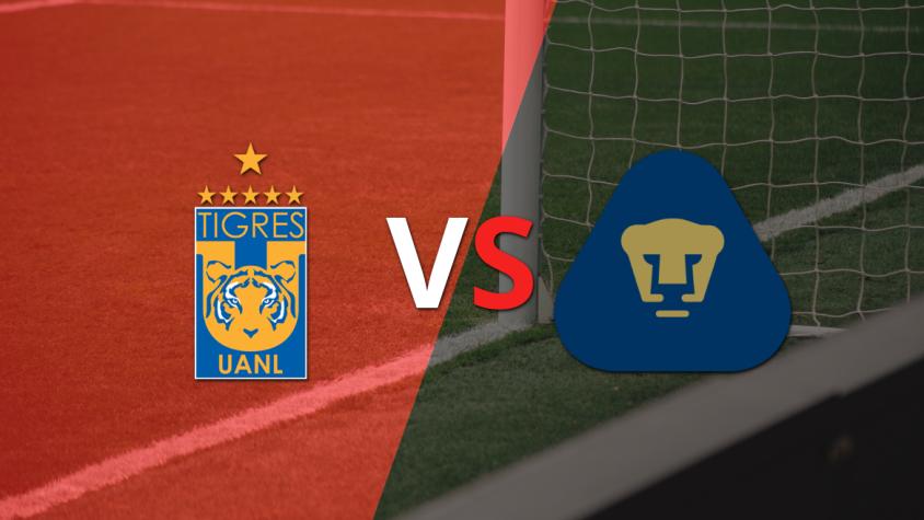 Pumas UNAM iguala el juego ante Tigres