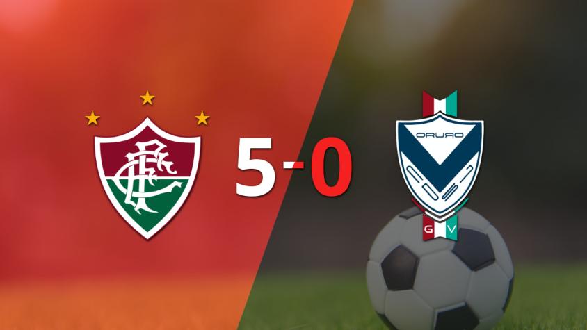 Everaldo y Germán Cano impulsaron con dobletes la victoria 5-0 de Fluminense frente a GV San José