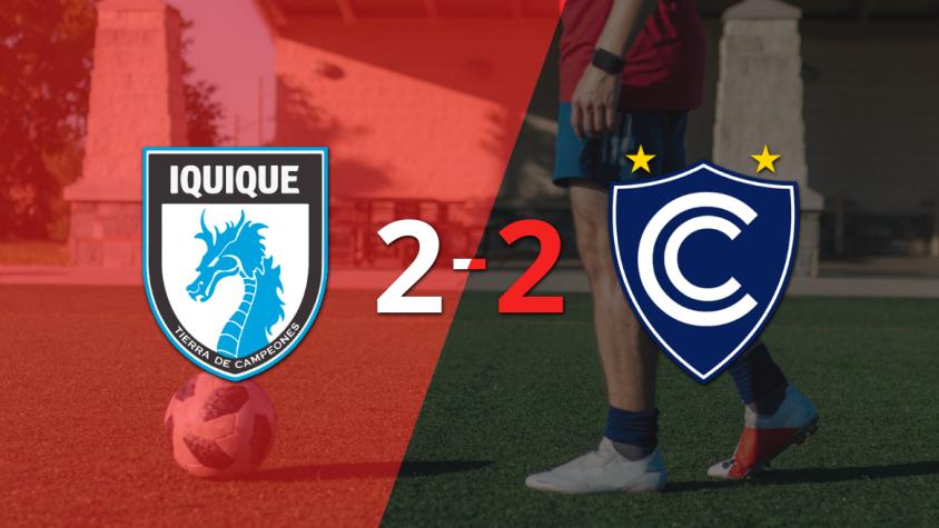 Cienciano empata sobre el final con gol de Carlos Garcés