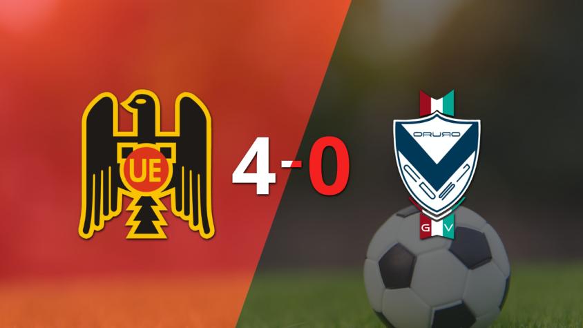 Pablo Aránguiz impulsó la victoria de Unión Española frente a GV San José con dos goles