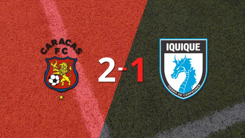 Deportes Iquique sufre una derrota 2-1 contra Caracas