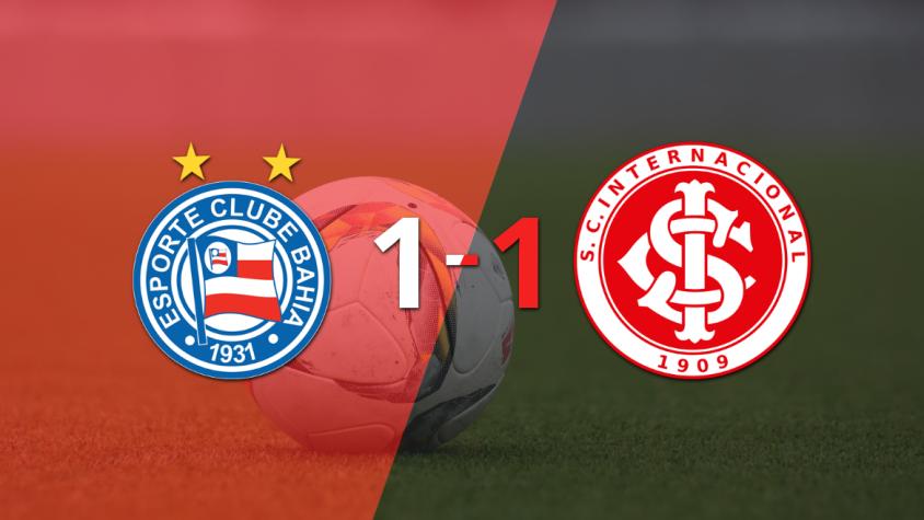 Bahia e Internacional igualaron 1 a 1