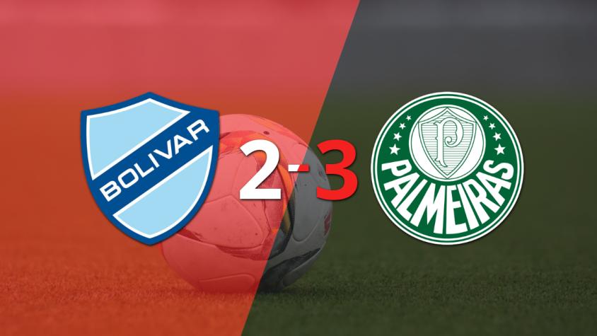 Derrota de Bolívar ante Palmeiras a pesar del doblete de Fábio Gomes