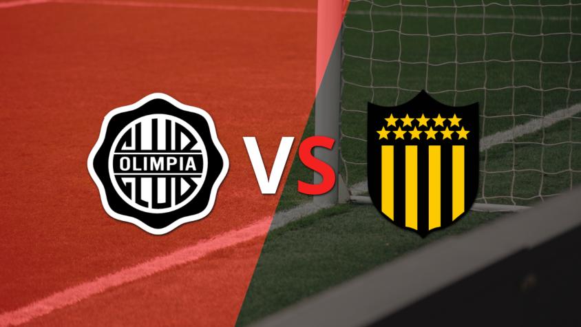 Arranca el segundo tiempo sin goles entre Olimpia y Peñarol