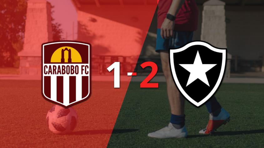 Botafogo consigue una estrecha victoria de 2 a 1 sobre Carabobo con un gol agónico