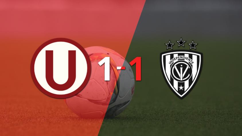 Universitario e Independiente del Valle igualaron 1 a 1