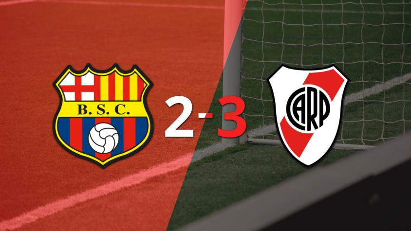 ¡Partidazo! River Plate le ganó 3-2 a Barcelona