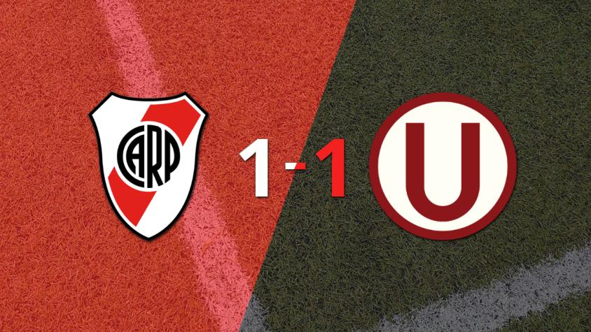 River Plate no pudo en casa ante Universitario y empataron 1-1