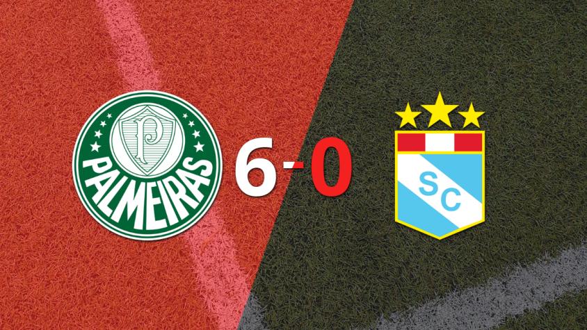 Palmeiras le pasó por encima a Sporting Cristal con doblete de José Manuel López