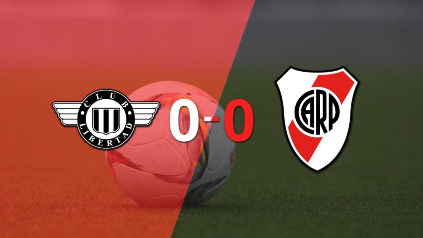 Libertad y River Plate empataron y se define todo a la vuelta